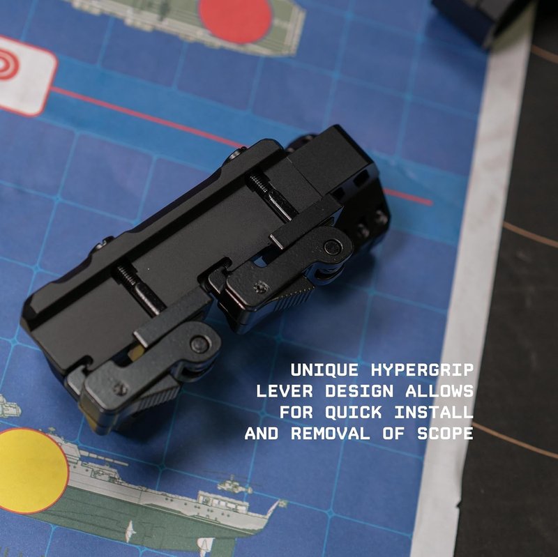 Monstrum Deadlock Pro Scope Mount - Hypergrip Quick Detach | Durable, Lightweight Design