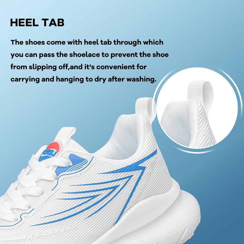 AFB Unisex Running Shoes Women Men Walking Tennis Sports Lightweight Arch Support Luminous Sneakers White