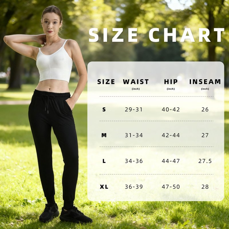 Ipletix Joggers for Women with Pockets,Womens Drawstring Lightweight Yoga Sweatpants for Lounging Workout Running Navy M