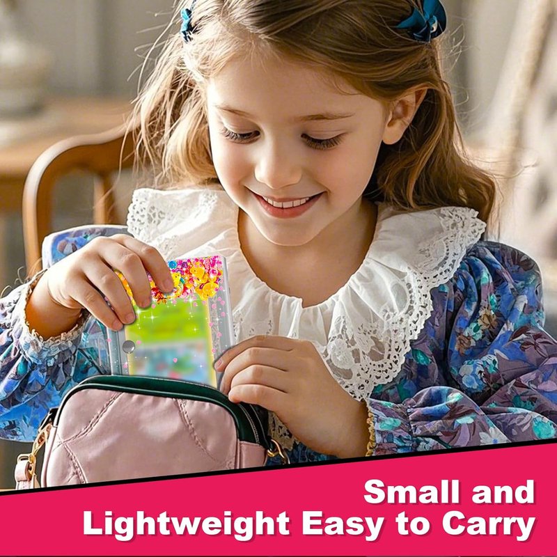 Transparent Pink Card Binder for Pokémon | Cute Trading Card Album for Kids - Holds 60 Cards