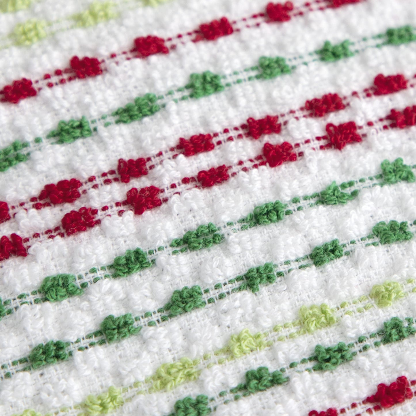 Ritz Pebble Bar Mop, Holiday Red-Green, 4 Towel Set