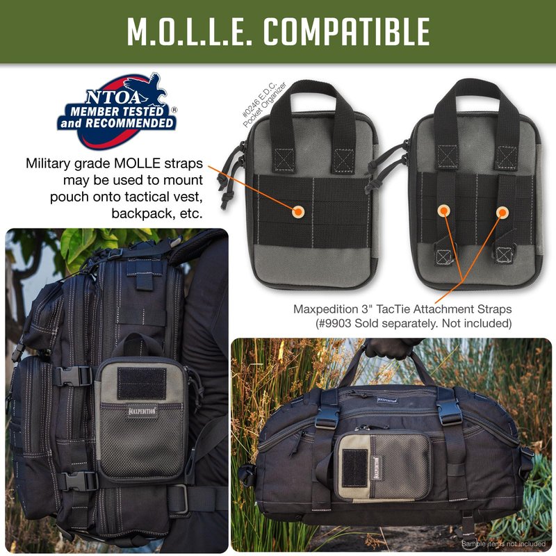 E.D.C. Pocket Organizer (Wolf Gray)