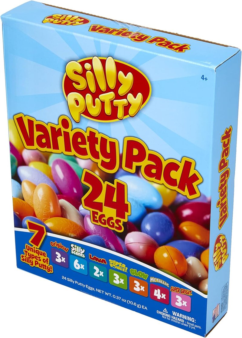 Silly Putty Bulk Variety Pack - 24 Assorted Soft Sensory Putty Fidget Toys for Kids | Perfect for Goodie Bags & Treasure Boxes