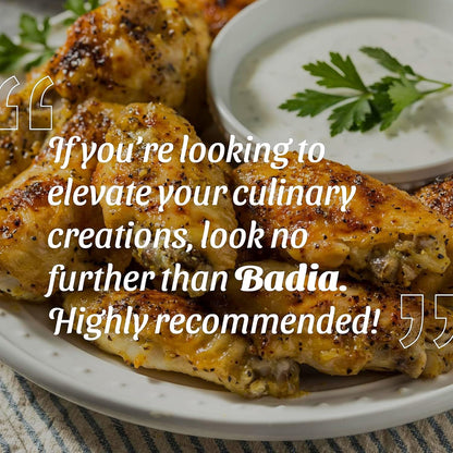 Badia Za'atar Mediterranean Seasoning Blend, 4 oz - Sesame Seeds, Sumac, Spices, Salt Free, Kosher, Halal, No MSG, Gluten Free