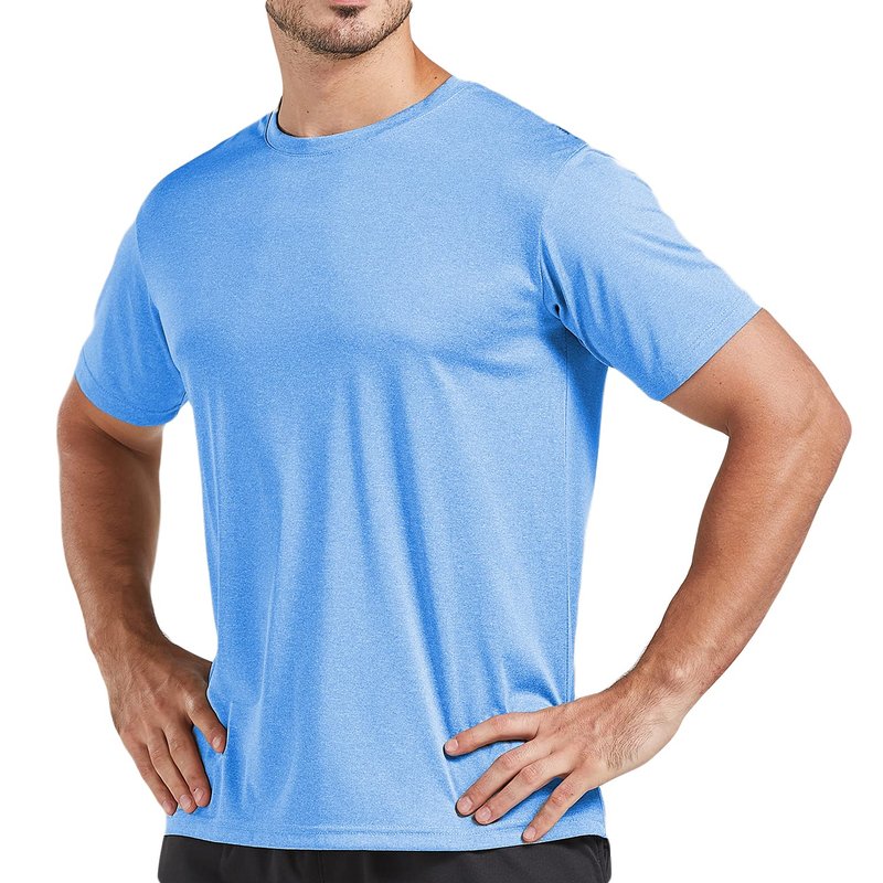 5 Pack Men's Dry Fit T Shirts Athletic Running Gym Workout Short Sleeve Tee Shirts for Men (US, Alpha, X-Large, Regular, Regular, Set 2)