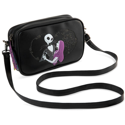 Disney The Nightmare Before Christmas Crossbody Bags for Girls, Teens, Faux Leather Girls Shoulder Bag for Halloween, Cute Stuff, Gifts for He (Black Jack)
