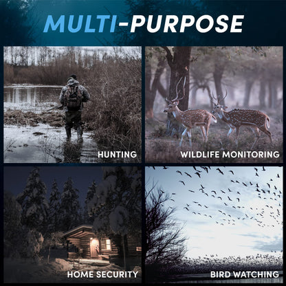 4K Night Vision Goggles, Rechargeable Night Vision Goggles, 3'' Digital Infrared Night Vision with 32GB Memory Card