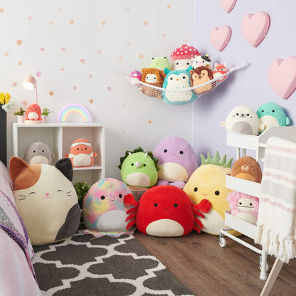 Squishmallows Original 16-Inch Julianne Grey and Purple Coffin - Official Jazwares Plush (Large)