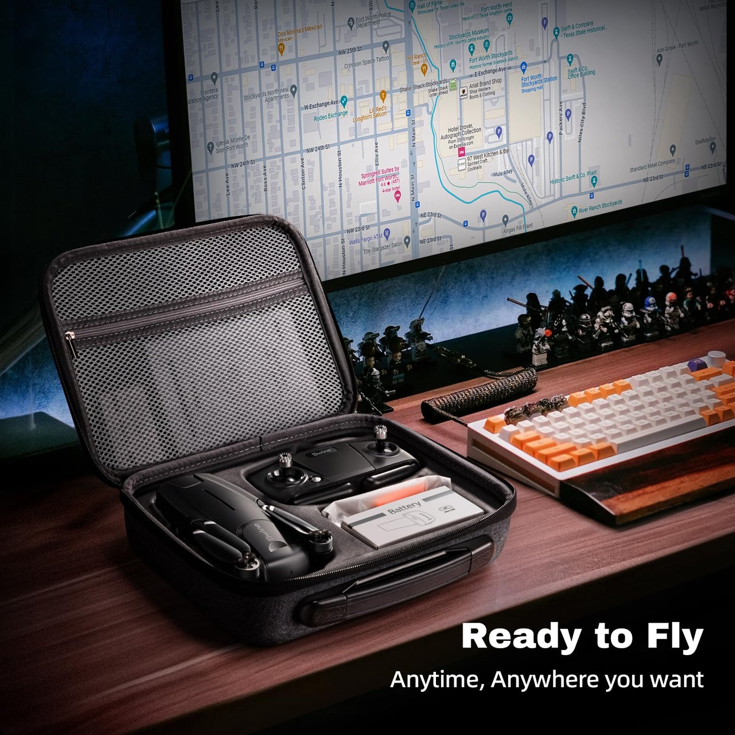 Bwine GPS Drone with Camera 4K UHD - F7MINI, Under 249g, 60-Min Flight Time, Auto Return, Follow Me, Waypoint Fly, Circle Fly, 5-Level Wind Resistance - Ideal for Adult Beginners