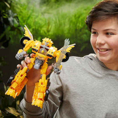 Transformers Toys Rise of the Beasts Film, Beast-Mode Bumblebee Action Figure, Ages 6 and up, 25 cm