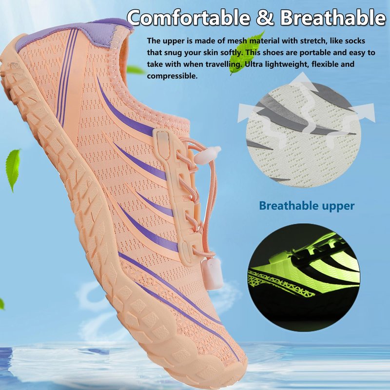 Water Shoes for Women Men Barefoot Shoes Quick Dry Aqua Outdoor Sports for Swim Pool Beach Surf Walk Water Yoga River Lake Hiking Kayaking