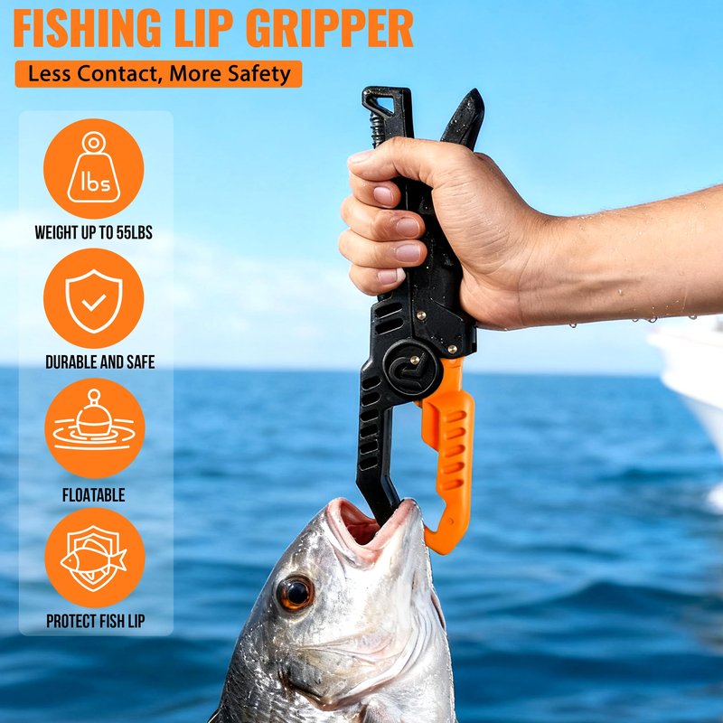 PLUSINNO Fishing Gear,Full Fishing kit Include Fishing Rod and Reel Combo, Tackle Box with Fishing Lures, Fishing Accessories, Fishing Pliers,Fishing Gifts for Men with Fishing Tool Kit