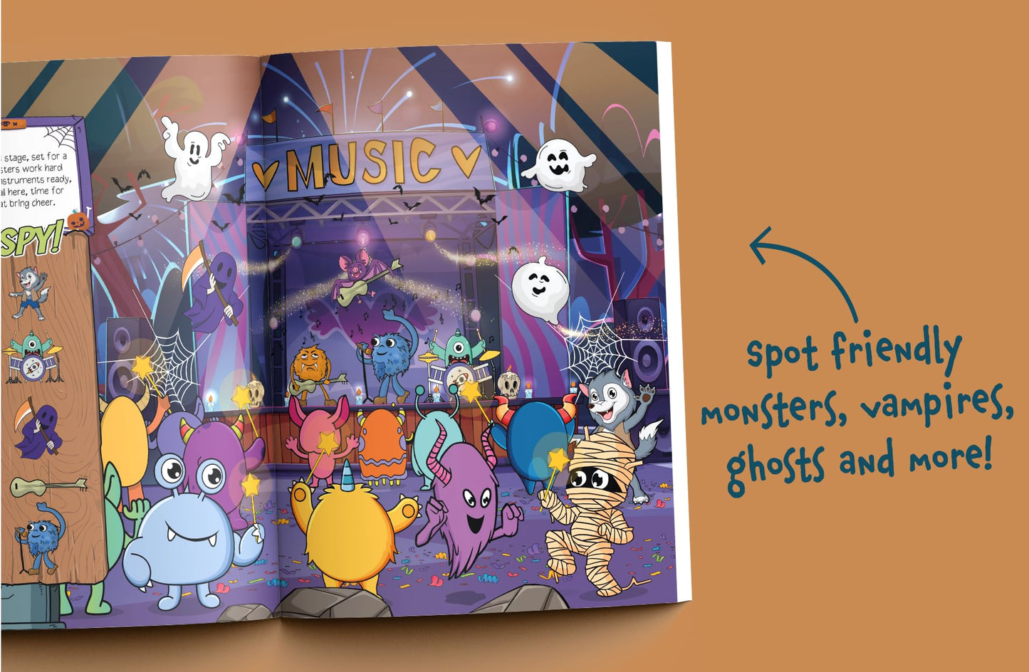 I Spy Halloween: Search and Find Friendly Monsters on Halloween Night! A Cute Halloween Gift for Toddlers (I Spy Books for Toddlers)