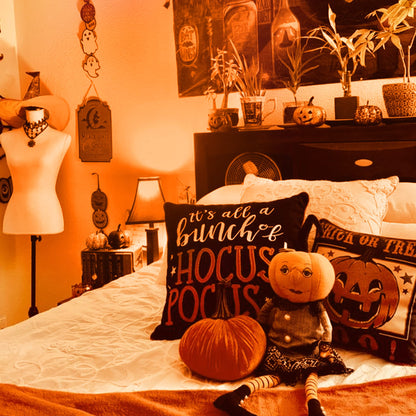 Flaspar Orange Light Bulbs Outdoor, A19 LED Halloween Light 60W Equivalent, 9W E26 Bulb for Porch, Party, Christmas Decor, Not-Dimmable, 4 Pack