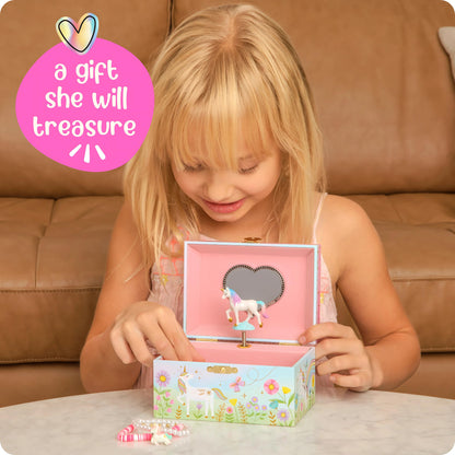 Musical Unicorn Jewellery Box - Gifts for Girls Age 4-6, 15.2 x 11.8 x 8.9 cm