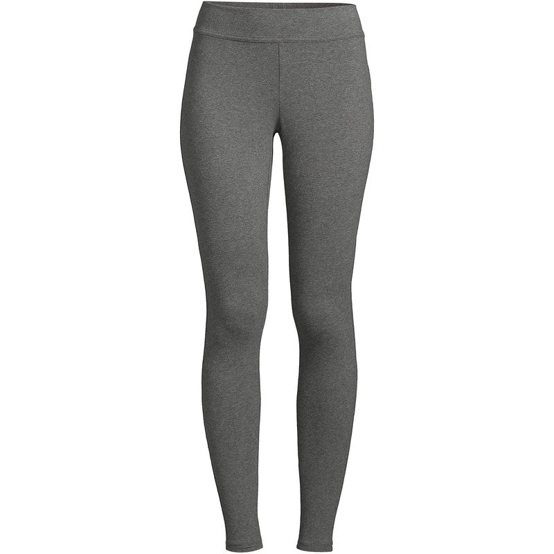 Lands' End Womens Starfish Leggings Charcoal Heather Regular Medium