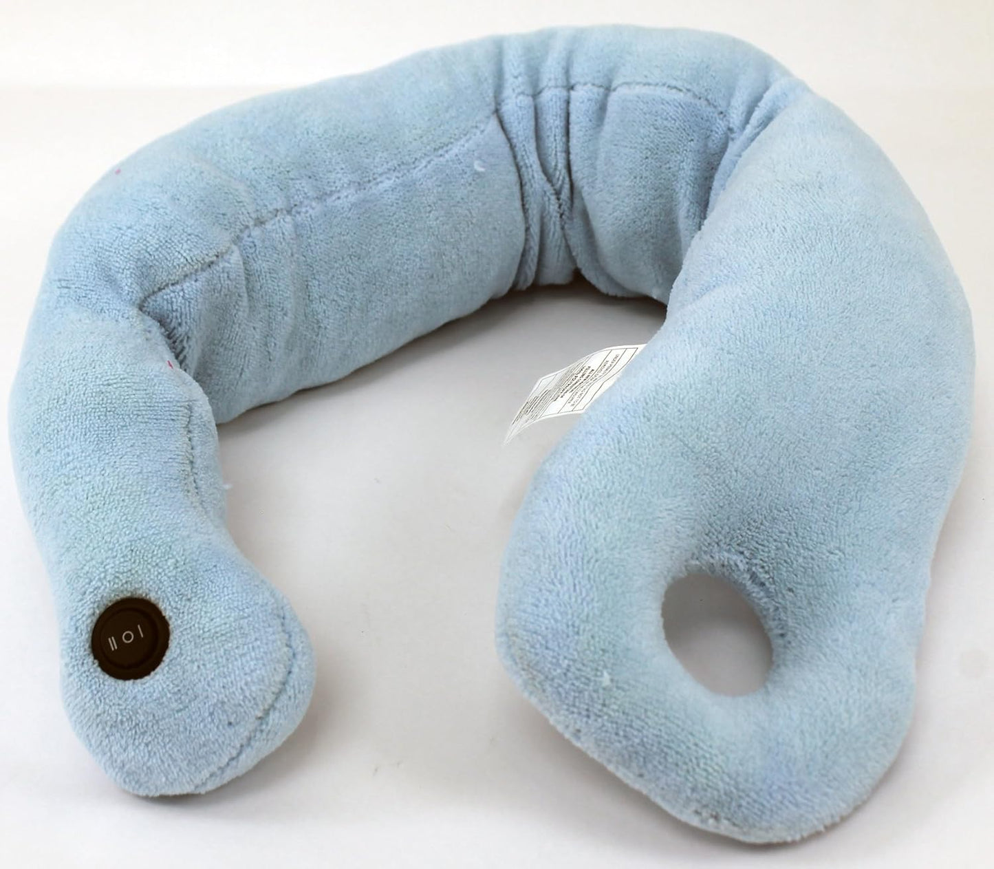 Ideas In Life Vibrating Massaging Neck Pillow - Colors Vary - Wrap Around Feature for Massage Therapy Electric BO Cushion Relax Muscles Relieve Stress for Office Home Travel - Random Colors Vary