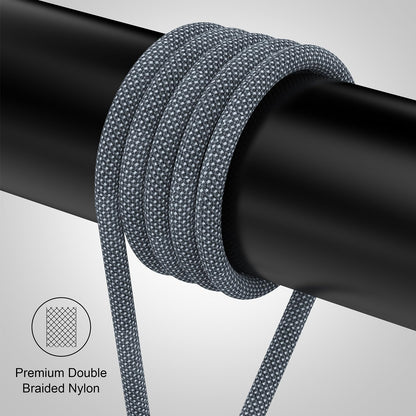 100W 2 in 1 Magnetic USB C Charging Cable [2-Pack, 4/6.6FT] 480Mbps Data Transfer, 5A C to C Cable Fast Charging for iPhone 16/15/14/13 Pro Max, MacBook Pro,iPad,Galaxy S22,Pixel