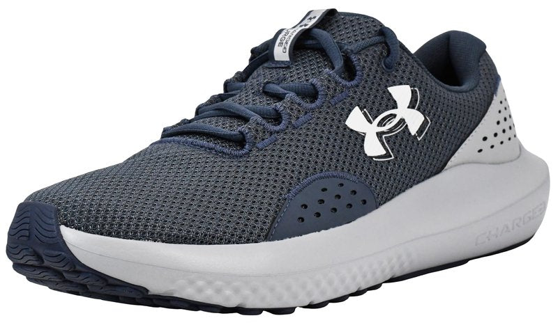 Under Armour Men's Charged Surge 4, (044) Downpour Gray/Mod Gray/White, 4, US