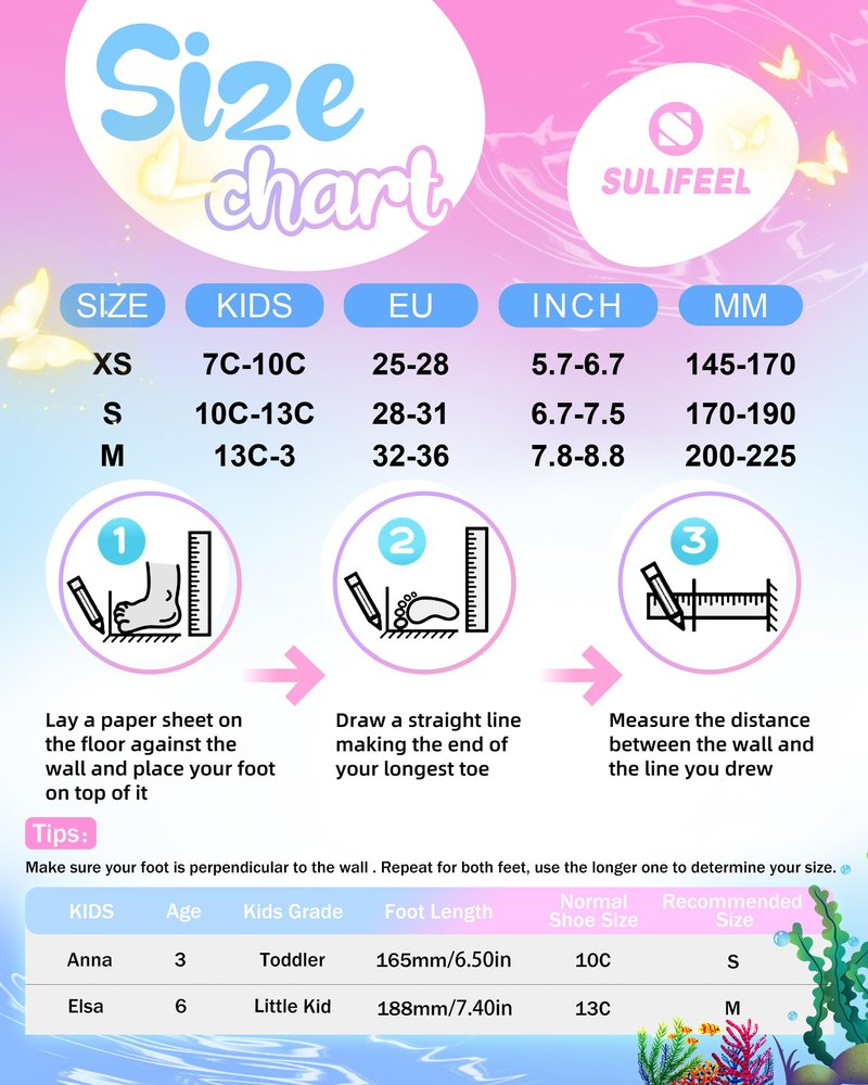 SULIFEEL Roller Skates for Girls Kids with Light Up Wheels, Adjustable 4 Sizes for Little Kids Toddler Beginner Rollerskates
