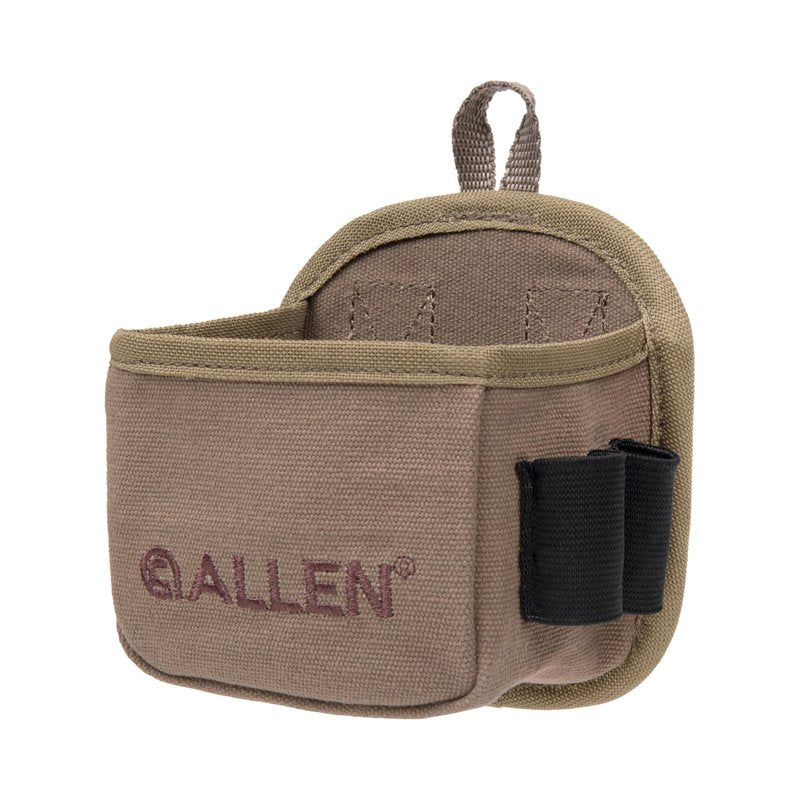 Allen Company Shotgun Shell Pouch - Clay, Trap, and Skeet Shooting Accessories - Hunting and Gun Range Gear - Soft Canvas Design - Tan