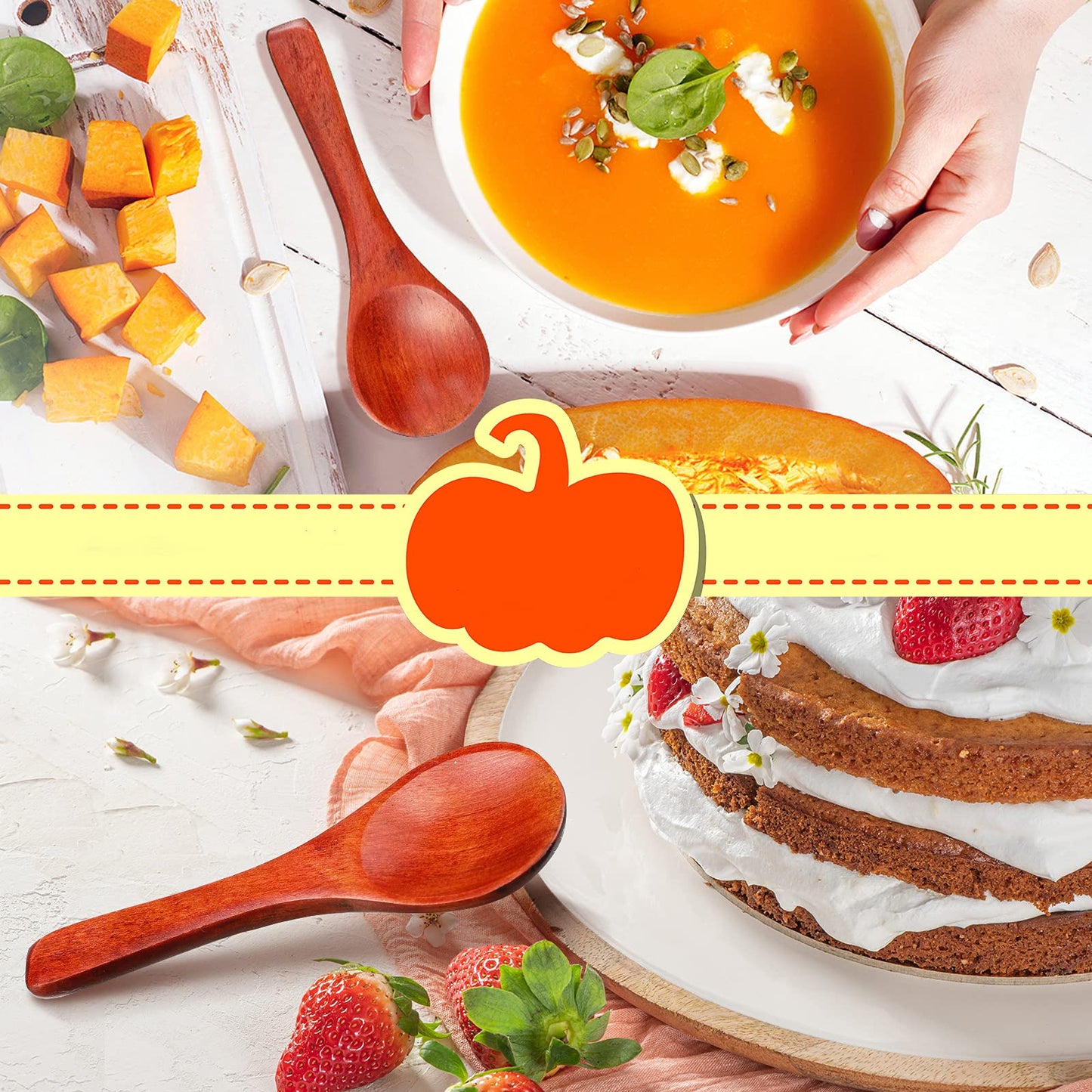 30 Pcs Small Wooden Spoons, 3. 5 Inch Mini Wood Natural Spoons for Jars Tasting Condiments Salt Sugar Coffee Tea Honey Spices, Tiny Wooden Teaspoons for Kitchen Supplies(Dark Brown)