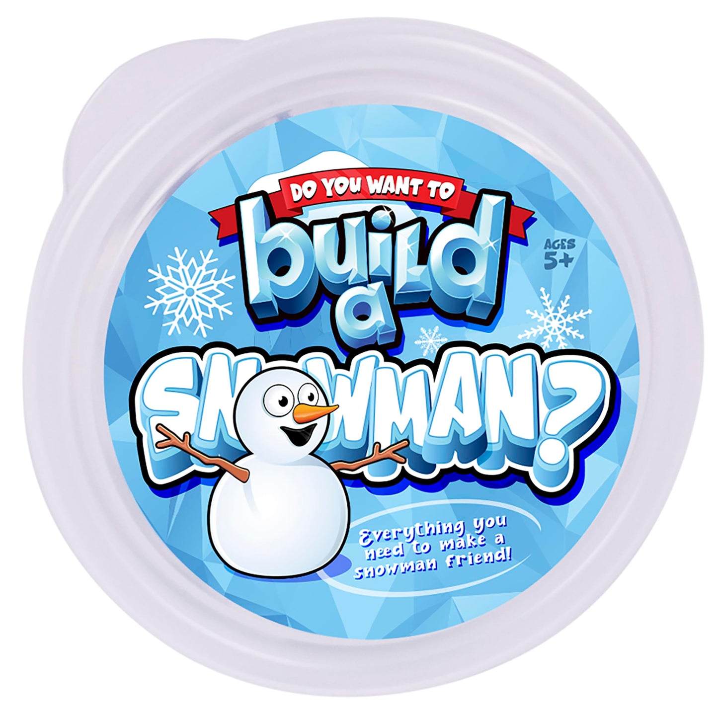 Kangaroo 3 Pack Build a Snowman Kit Snowballs Toys for Kids Stocking Stuffers - Snow Play Winter Toys Christmas Crafts DIY - Snow Man Kit Outdoor Modeling Clay Craft - Xmas Stocking Stuffers for Kids