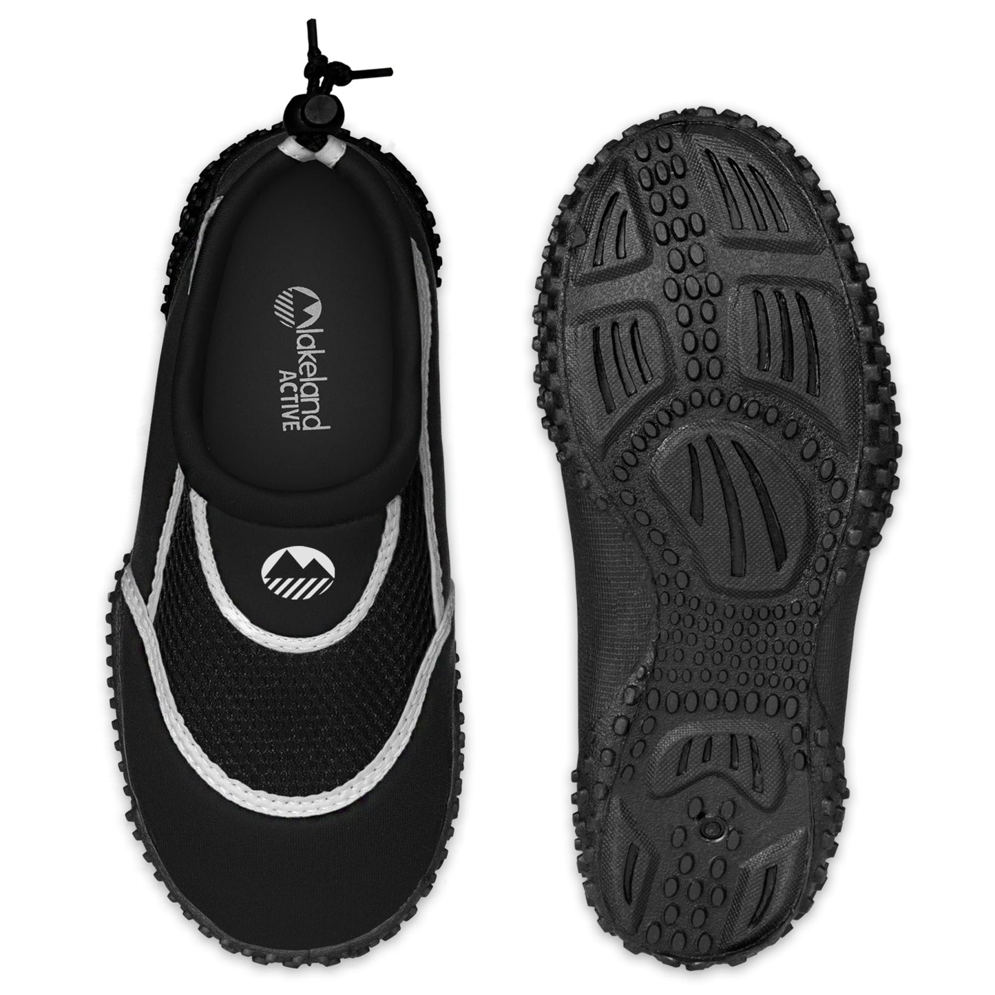 Lakeland Active Boy's Eden Aquasport Water Shoes - Black/White - 3 UK
