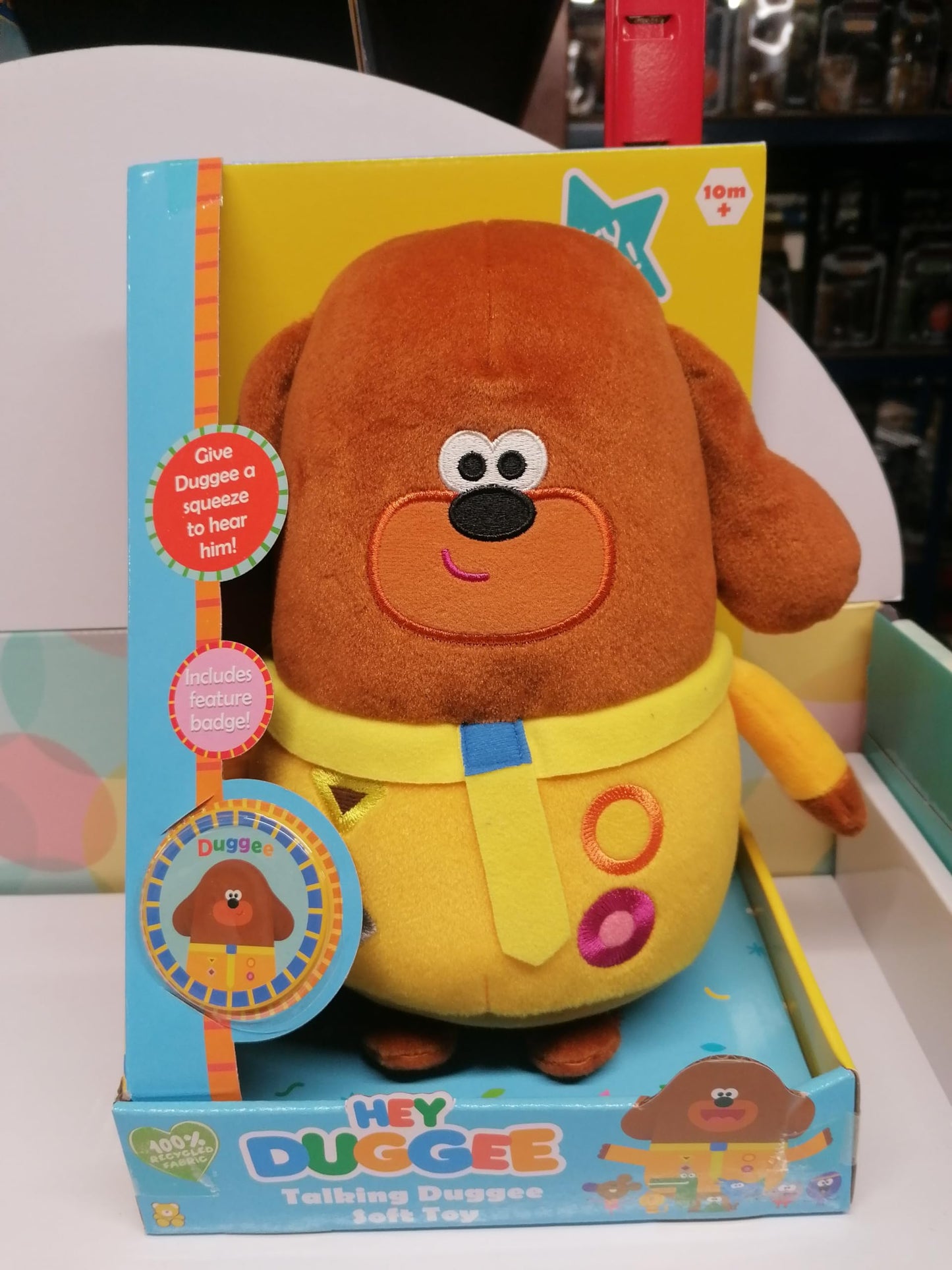 Hey Duggee Talking Soft Toy, Brown