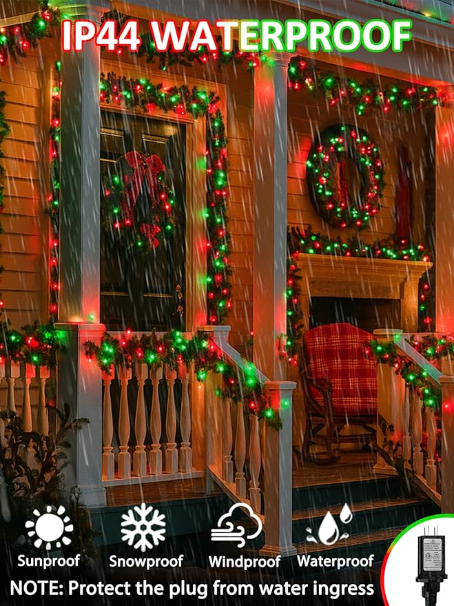 400LED Smart Color Changing Halloween Lights App Controlled, 142FT Waterproof RGB Music Sync Xmas String Light Multiple Modes, Christmas Lights with Remote & Timer Indoor Outdoor Halloween Decorations