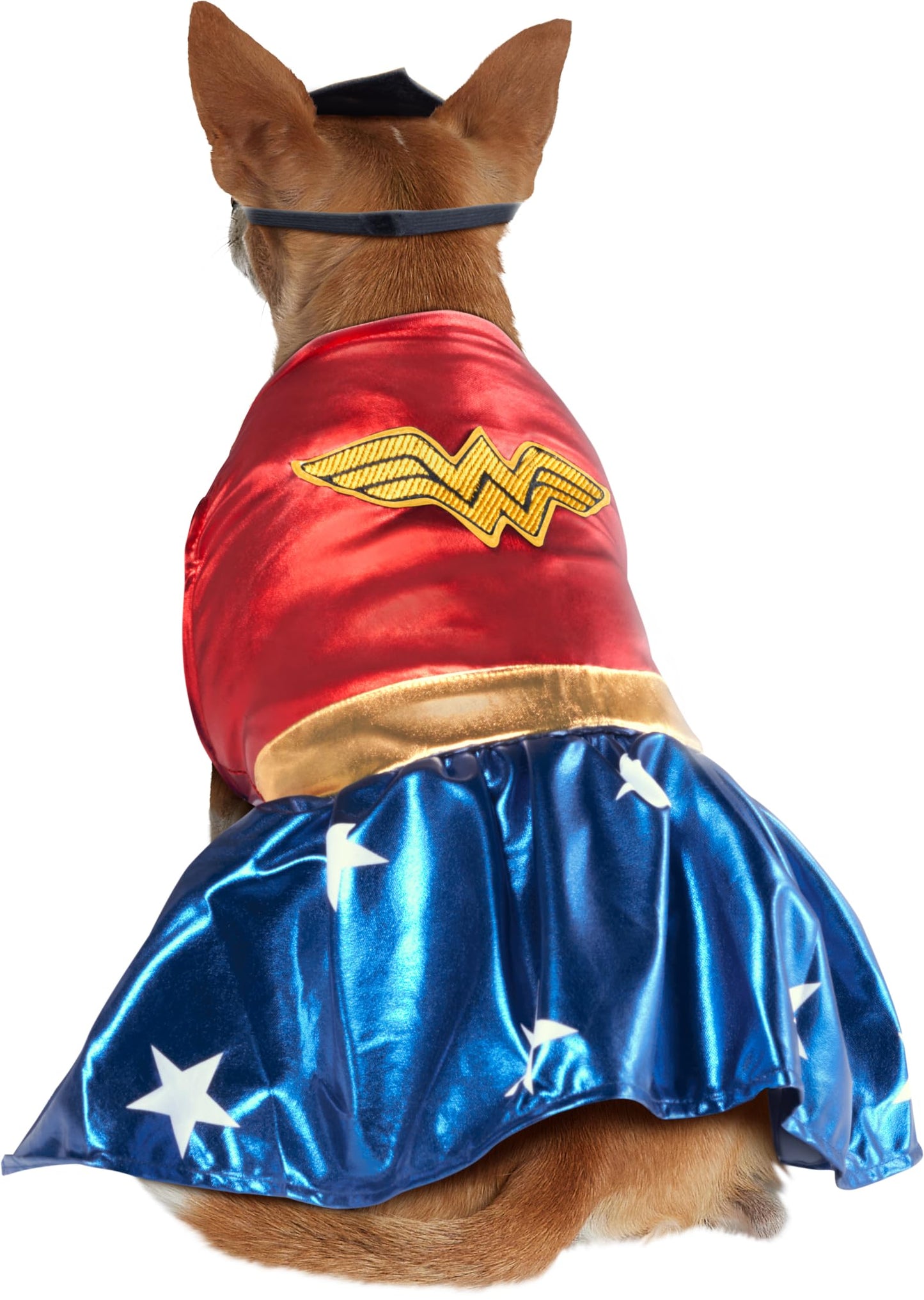 DC Comics: Wonder Woman Pet Costume for For Dogs or Cats by Rubies, Medium