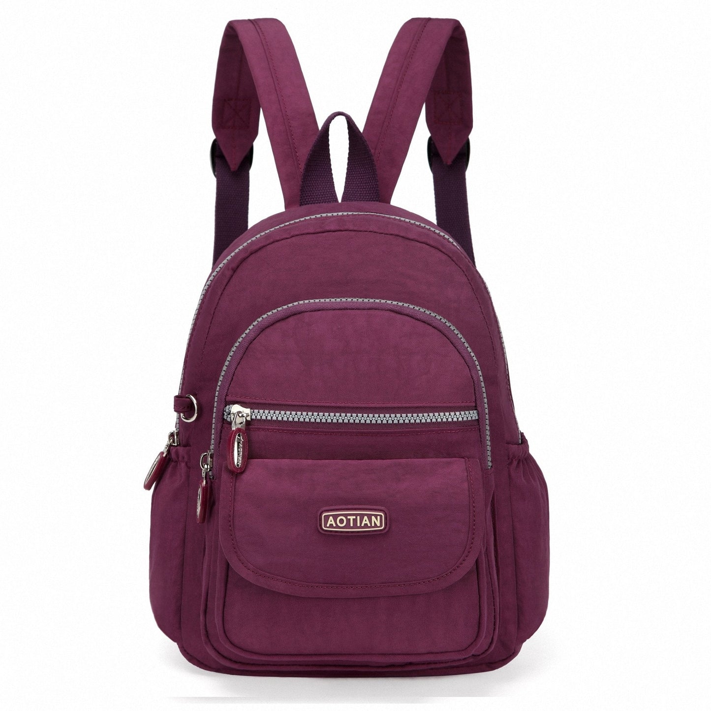AOTIAN Nylon Lightweight Sturdy Little Casual Backpack 7 L Purple
