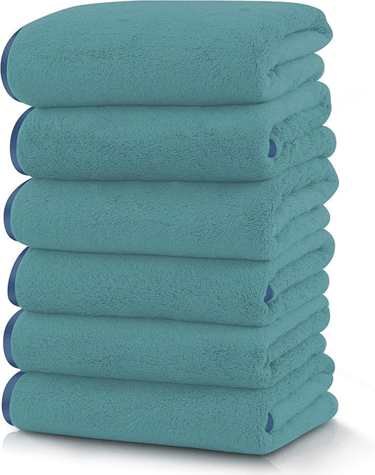 TENSTARS Silk Hemming Hand Towels