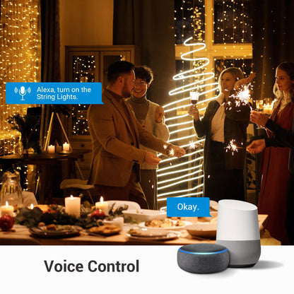 DEWENWILS WiFi Smart Yard Stake Plug with 6 Outlets, Voice Control, Waterproof Power Stake Timer with 6Ft Cord, Alexa&Google Assistant Compatible, 1875W/15A, Timer for Lights, Yard, Garden