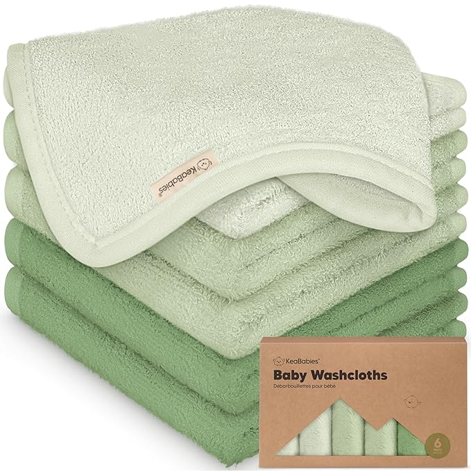 6-Pack Baby Washcloths