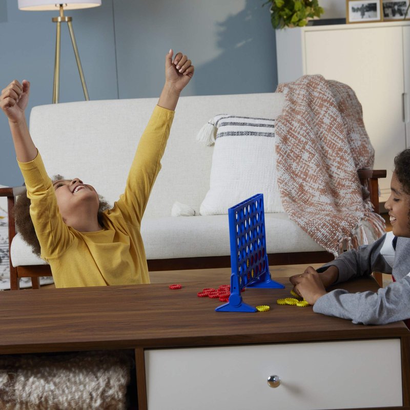 Hasbro Gaming Connect 4 Classic Grid, 4 in a Row Game, Strategy Board Games for Kids, 2 Players for Family and Kids, Easter Gifts for Boys and Girls, Ages 6+