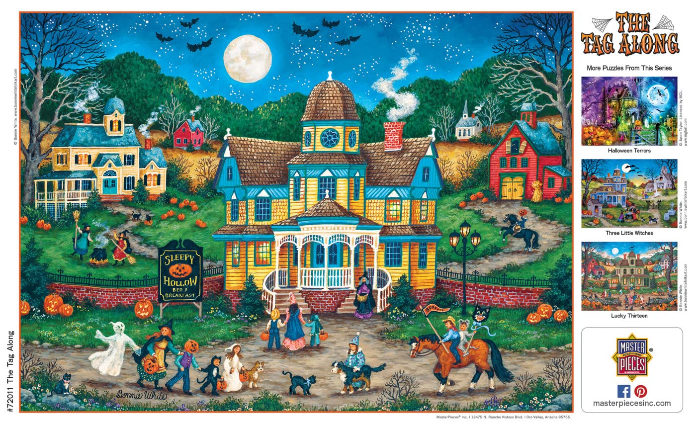 MasterPieces 1000 Piece Halloween Jigsaw Puzzle - The Tag Along - 19.25"x26.75"