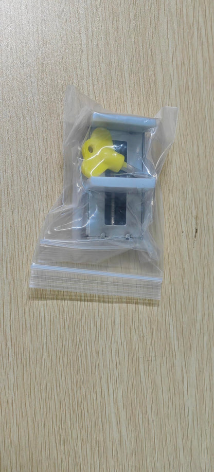 1PCS Door Window Lock Stopper Adjustable Thick Sliding Safety Anti Theft Children Security LockChild Plastic Steel Aluminium Free Rails Limit Window Door Anti Slip