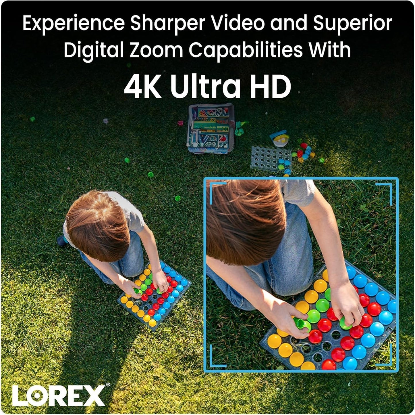 Lorex Classic 4K Dual-Lens PoE Camera (Latest Version) | IP Add-On Camera (No Cables) | 180° Panoramic View | 2-Way Talk | AI Detections | Auto-Tracking | Color Night Vision | IP67 | Requires NVR