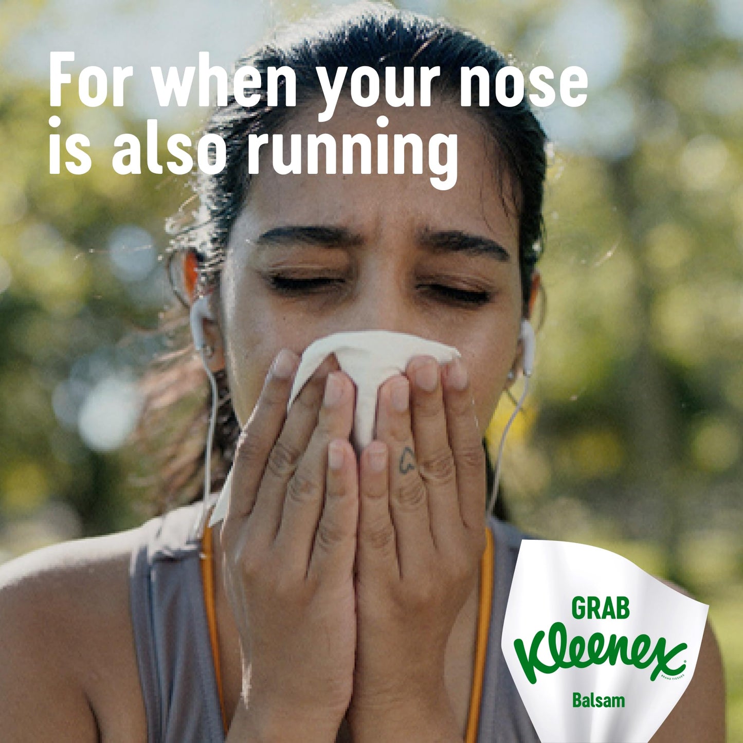 Kleenex® Balsam Pocket Tissues - 80 Pocket Packs of Travel Tissues - Balmcare to Protect and Soothe Your Nose for Cold & Flu