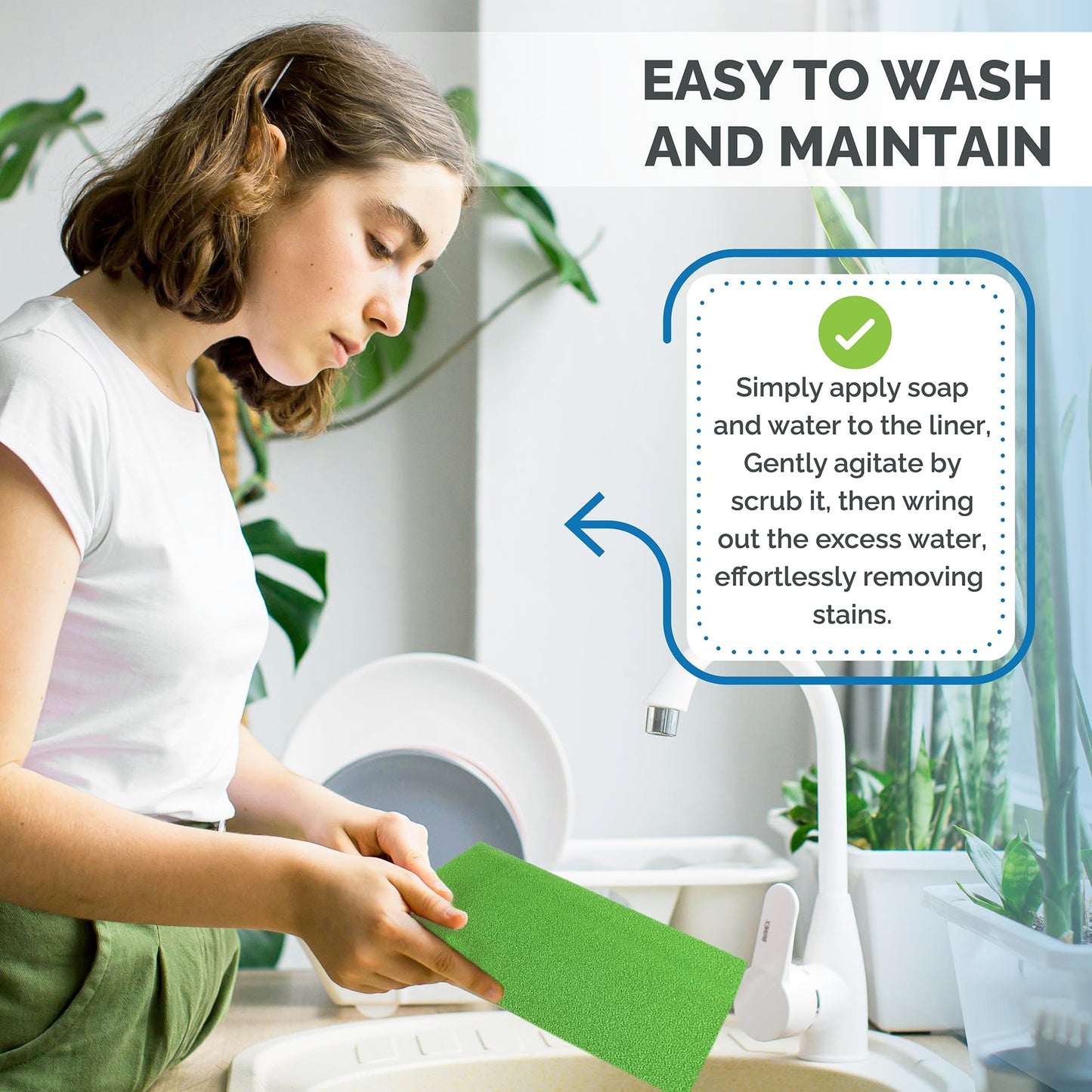 Fruit & Veggie Life Extender Drawer Liner - Refrigerator Organizers and Storage, Fridge Shelf Liners