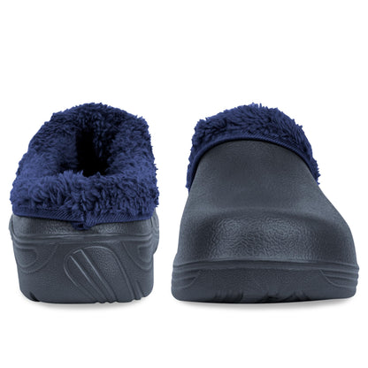 Lakeland Active Lorton Men's Fleece Lined Garden Clogs - Oxford Blue - 9 UK