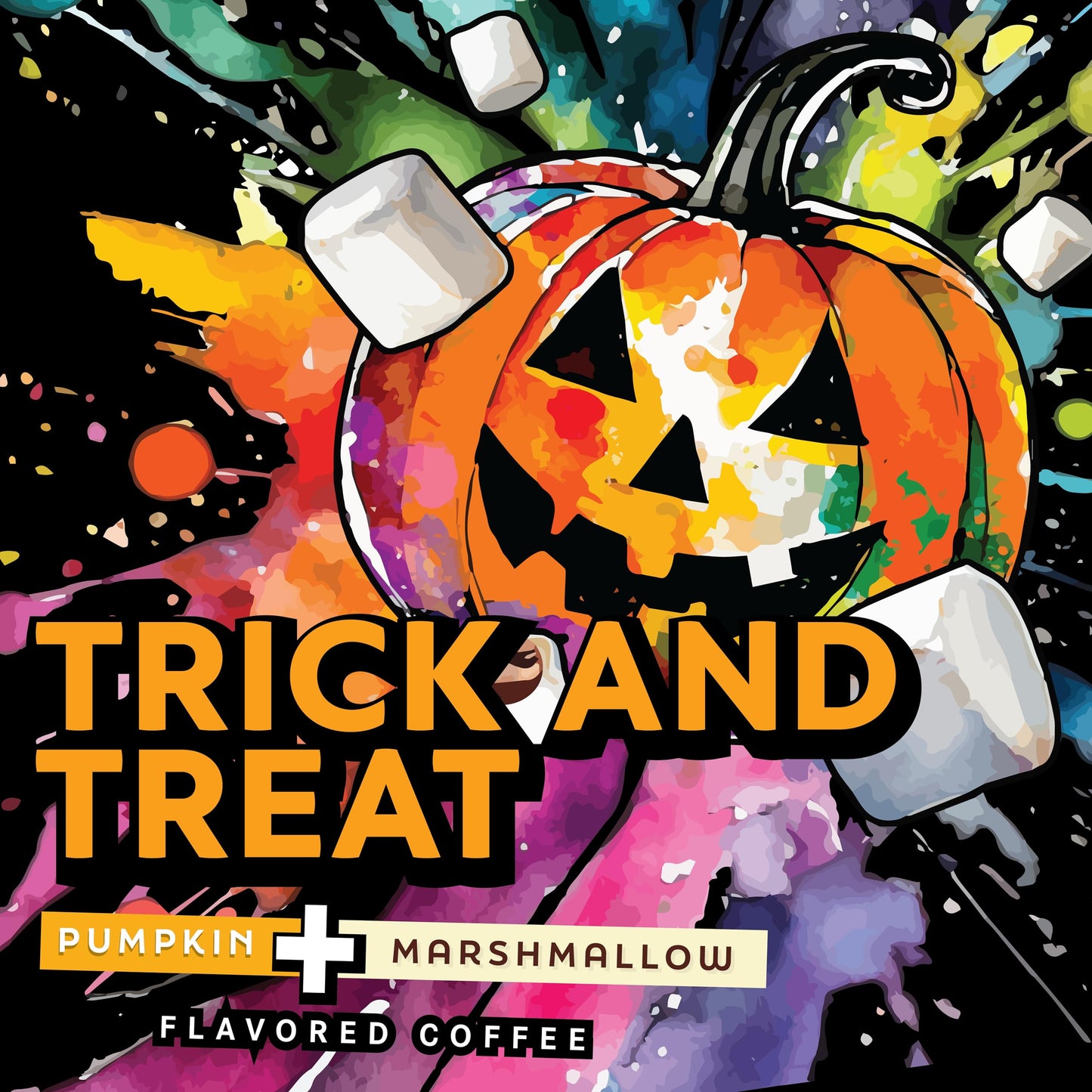 Java Factory Coffee Pods Pumpkin and Marshmallow Flavored Coffee Compatible with K Cup Brewers Including 2.0, Trick and Treat, 40 Count