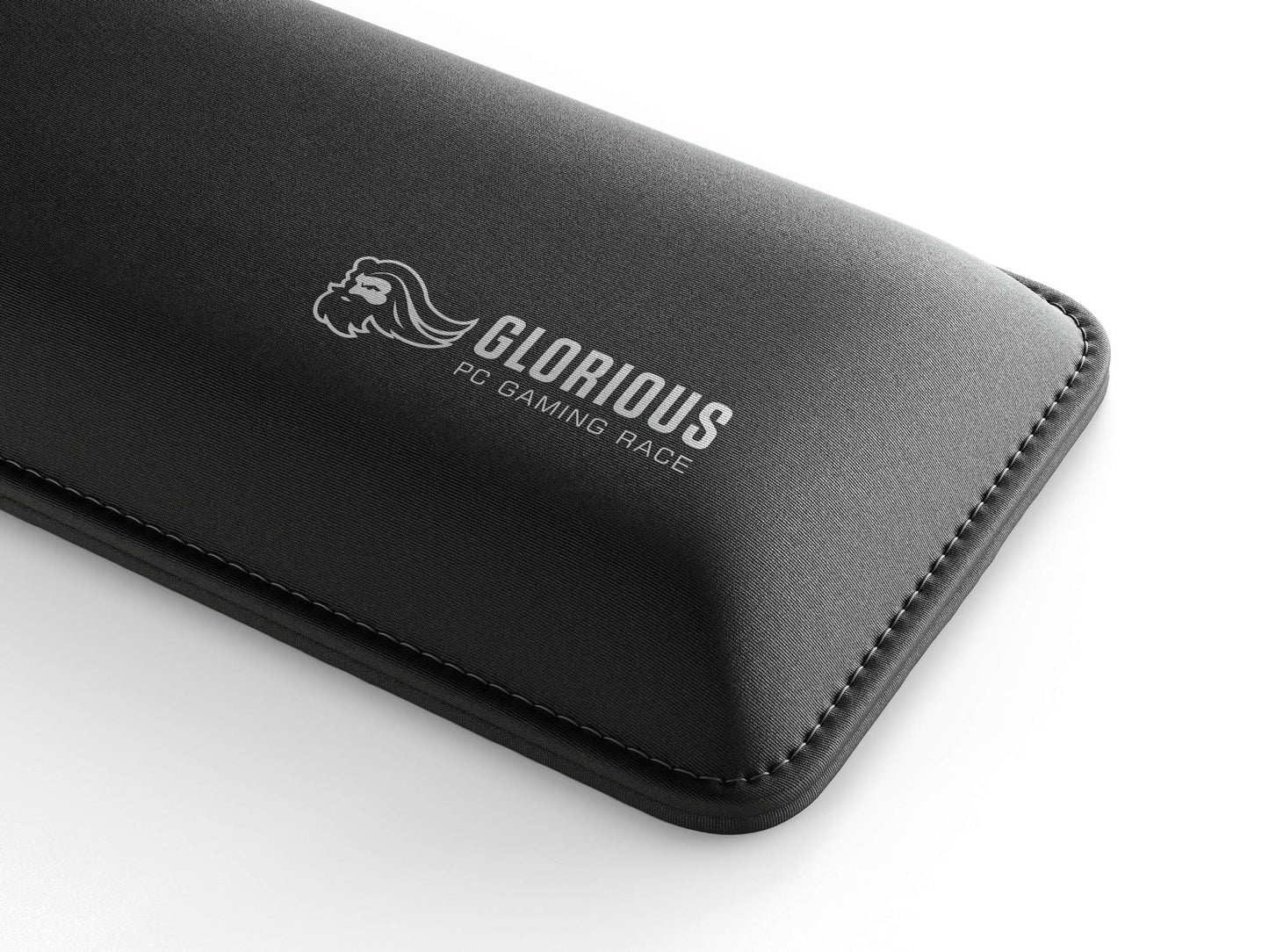 Glorious Wrist Pad/Rest - TENKEYLESS (TKL) Size - Black - Mechanical Keyboards,Stitched Edges,Ergonomic | 14x4 inches/25mm Thick (GWR-87)