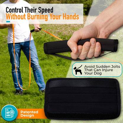 Total Pet Training Lead for Dogs, Waterproof Long Line for Recall & Obedience Training - Extra Long Dog Lead - Suitable for all Sized Dogs (10m, Regular Clip)