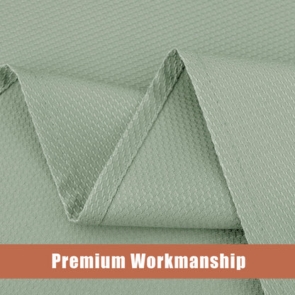 Fitable Sage Green Round Table Cloth, 2 Pack - 60 inch in Diameter - Waterproof Wrinkle Resistant Textured Fabric Tablecloth, Jacquard Decorative Table Cover for Dinner, Party, Banquet, Event