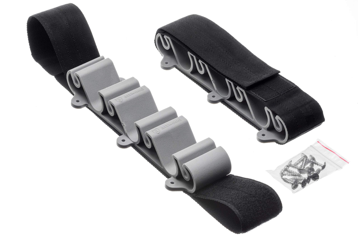 Attwood 12761-7 Vertical Mount Rod Holder, Fishing Rod Storage, Gray Plastic, Holds 4 to 6 Rods