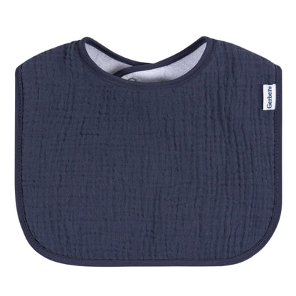 Gerber Baby Muslin 8 Pack Drooling Bibs, Multi Boy, One Size