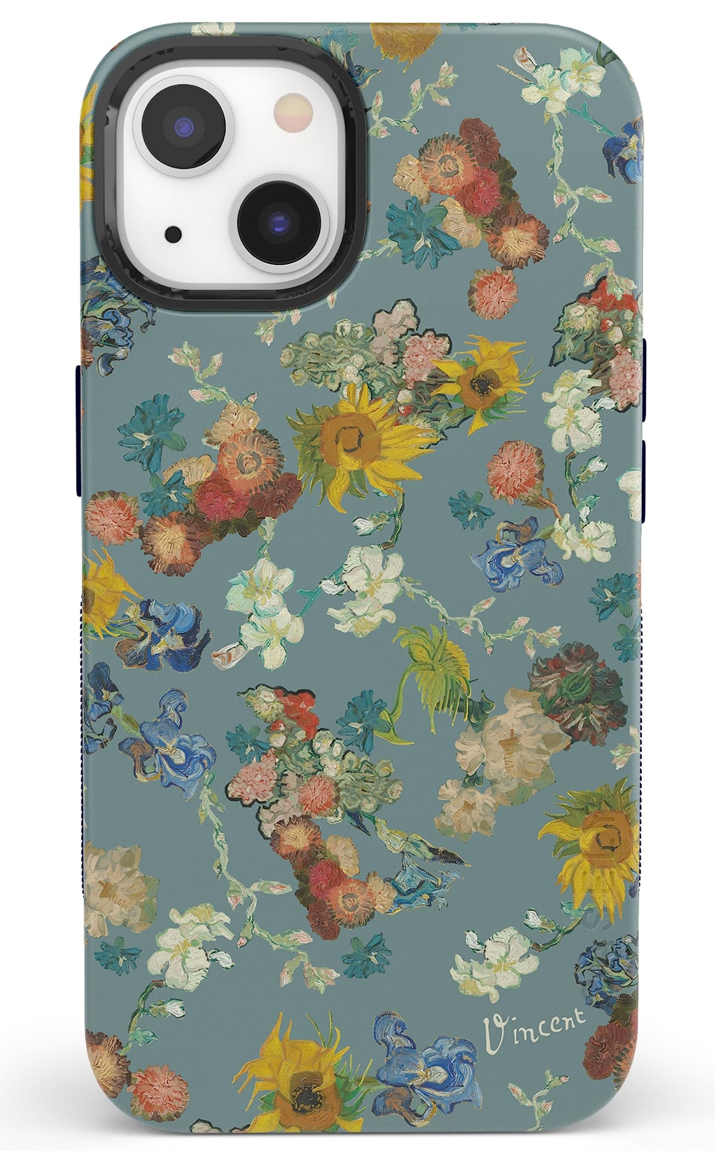 Casely iPhone 14 Plus Case | Sage Garden | Green Floral | Compatible with MagSafe | Bold Protective Design