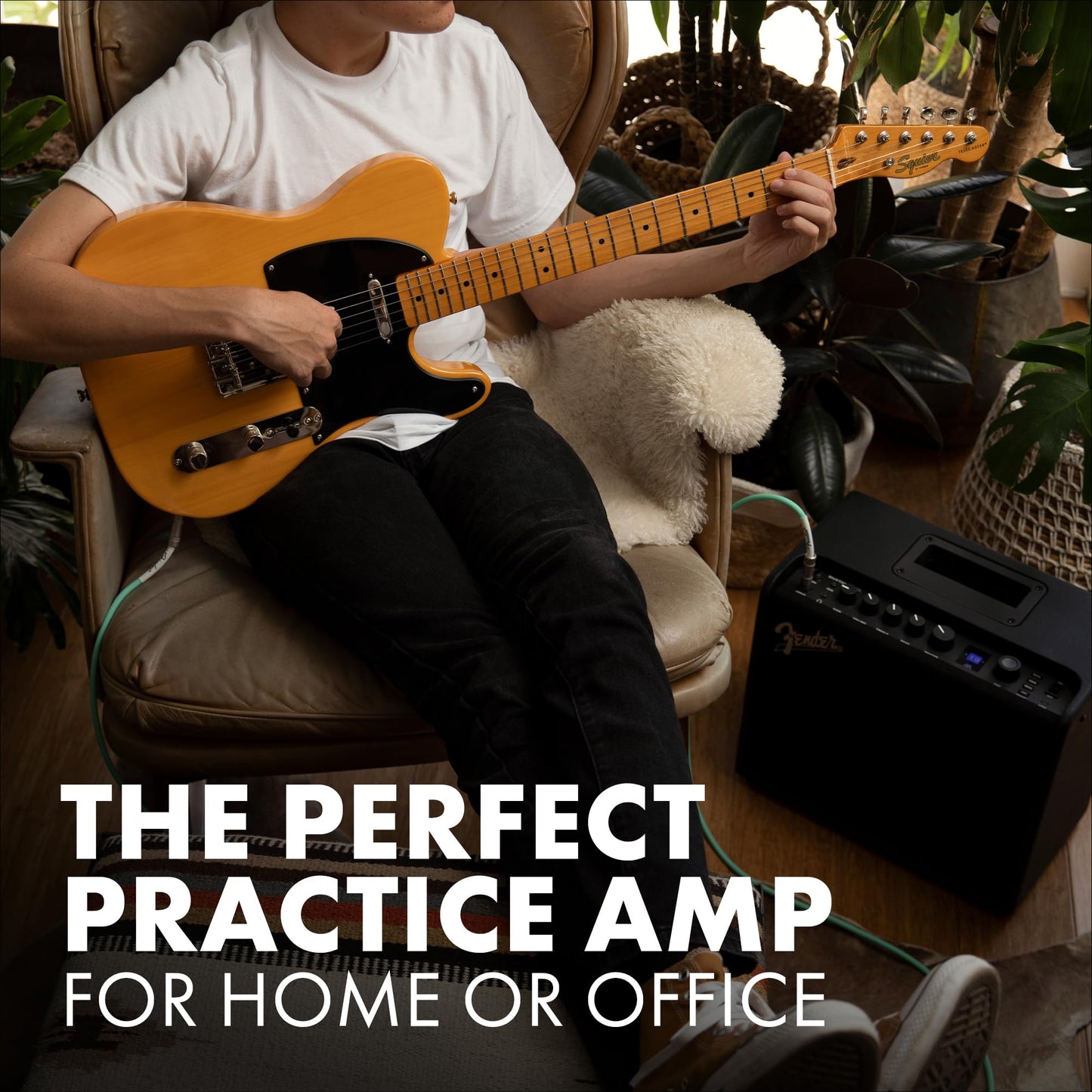 Fender Mustang LT25 Guitar Amp, 25-Watt Combo Amp, with 2-Year Warranty, 30 Preset Effects with USB Audio Interface for Recording